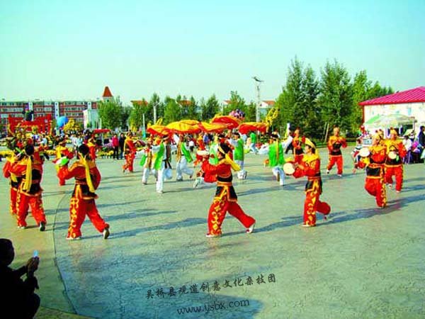 国家级非物质文化遗产山东商河鼓子秧歌表演